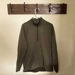 EUC NIKE 1/4 Zip Sweatshirt, Army Green, L